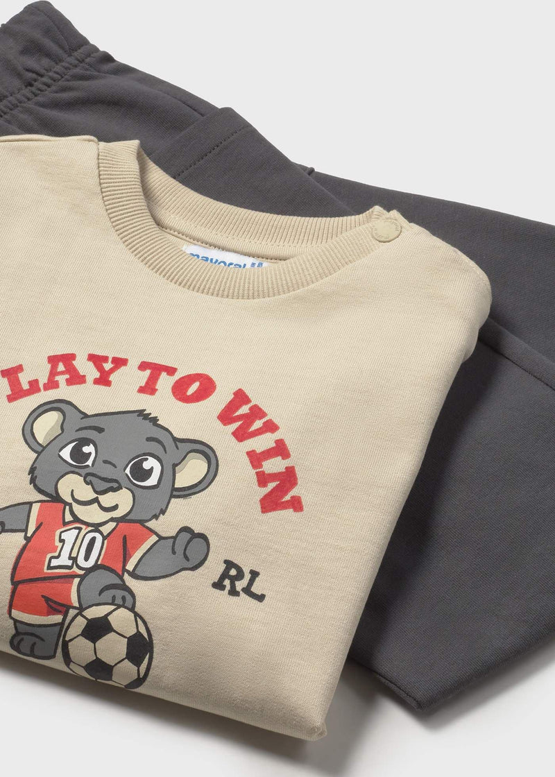 Mayoral Boys Track Suit Set | Coal 1832/SS26