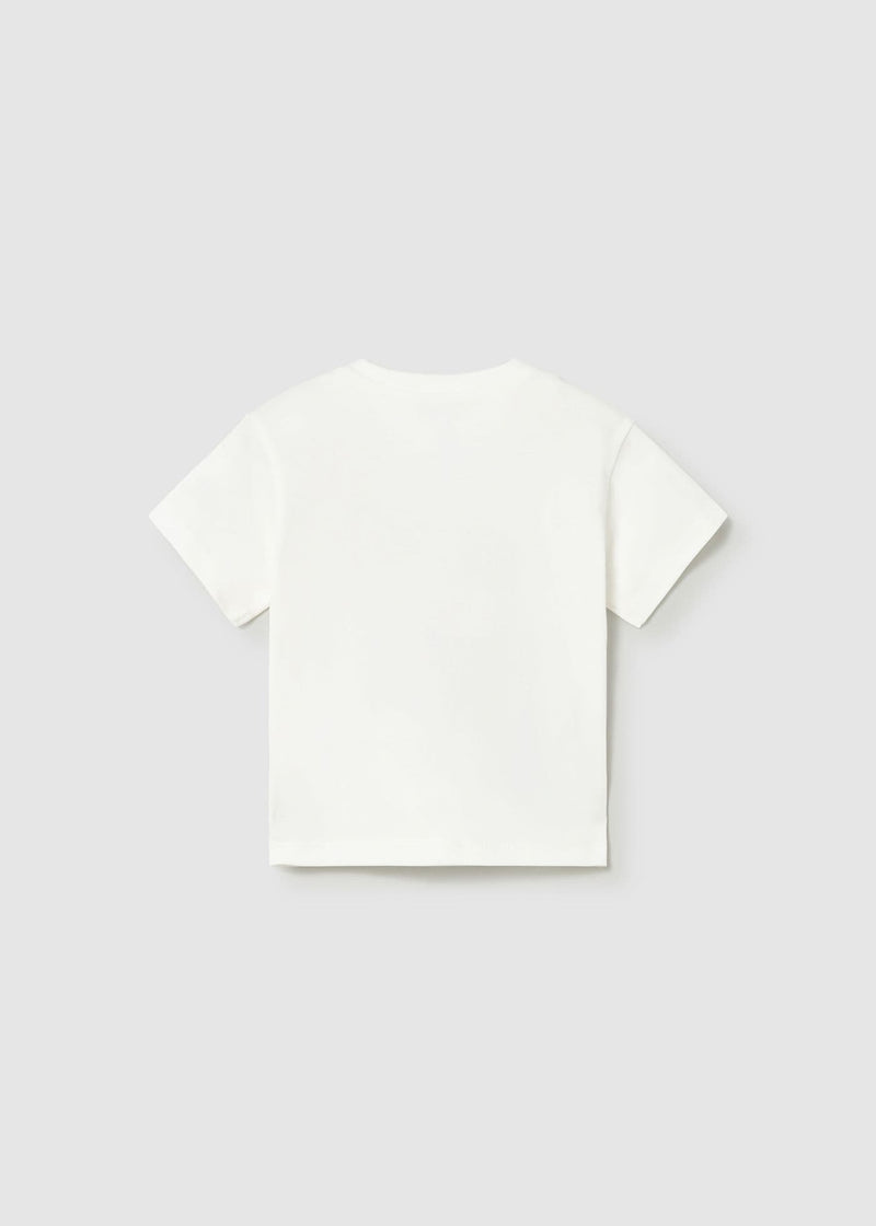 Mayoral Boys Vehicle T-Shirt  | Cream  1010 /SS26