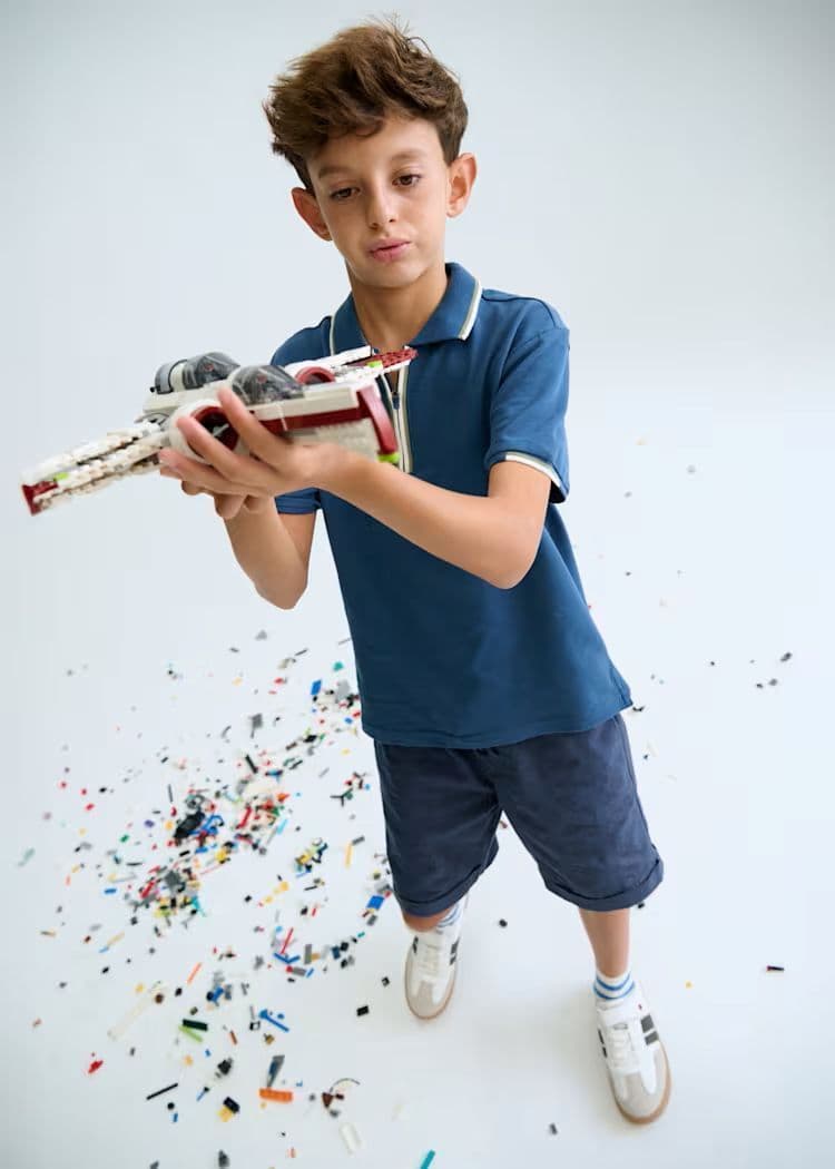 Mayoral Boys  Zip Polo | Ocean 6166/SS26