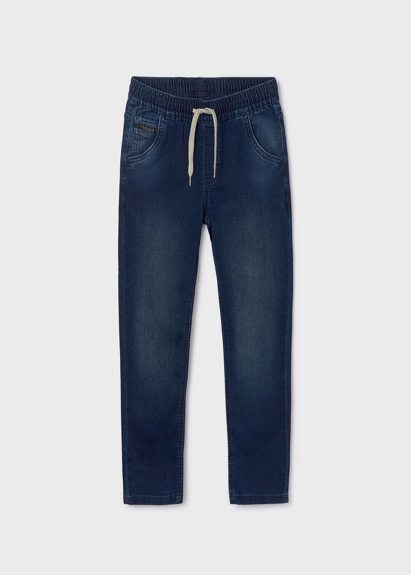 Mayoral  Denim Joggers Pants| Dark 6517