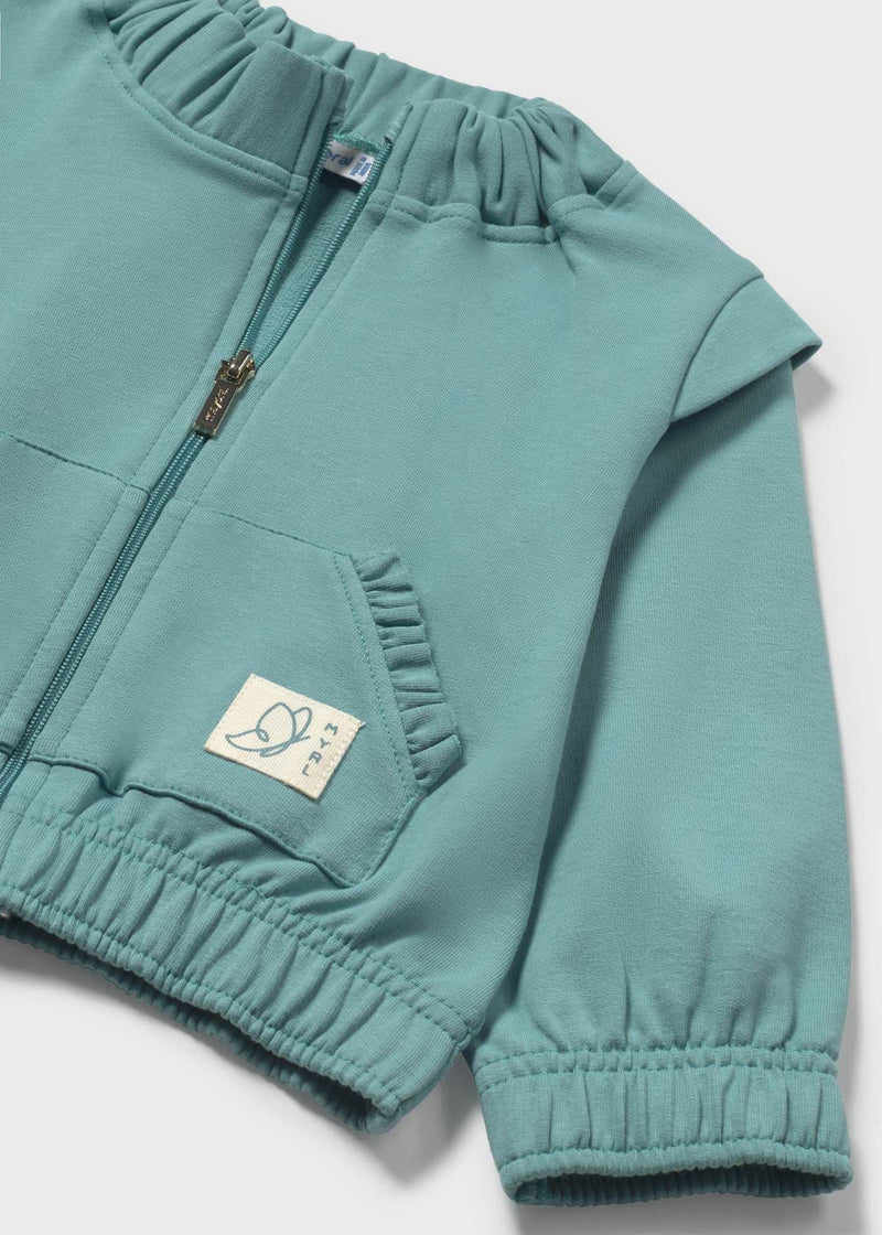Mayoral Fleece Cardigan| Emerald 1462 SS