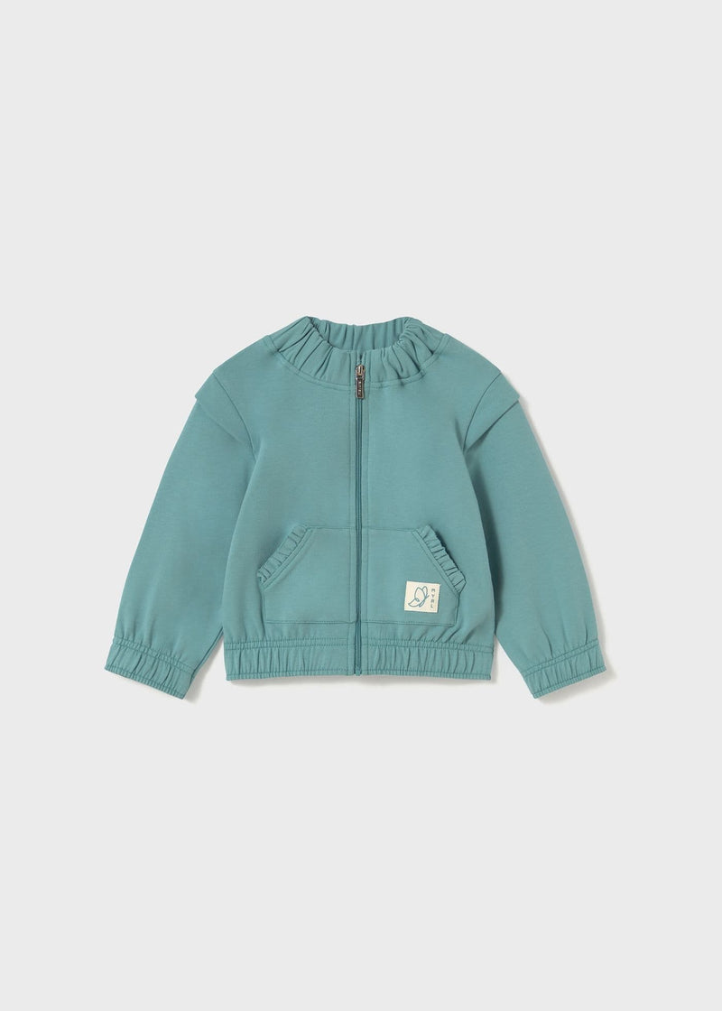 Mayoral Fleece Cardigan| Emerald 1462 SS