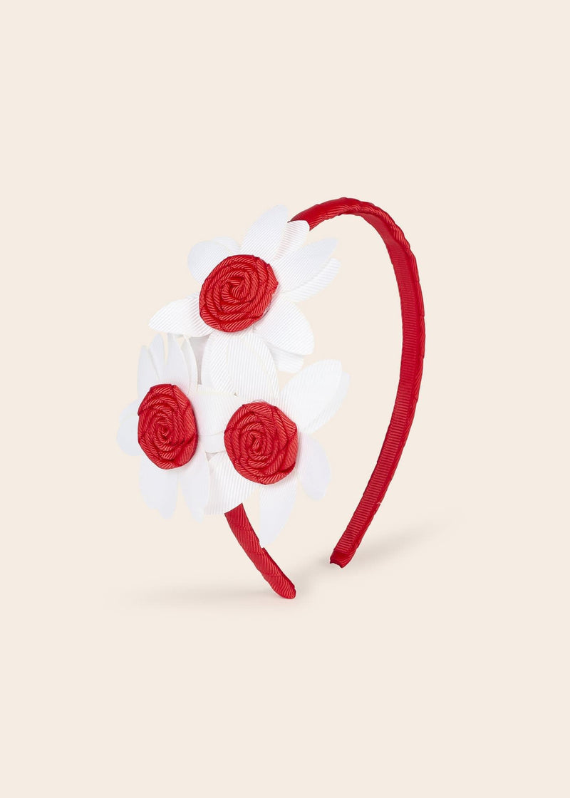 Mayoral Flower Headband Red 10424