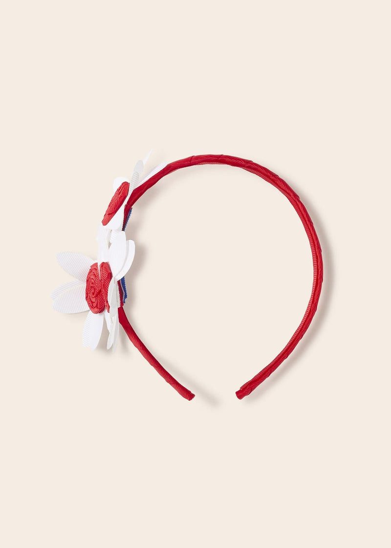 Mayoral Flower Headband Red 10424