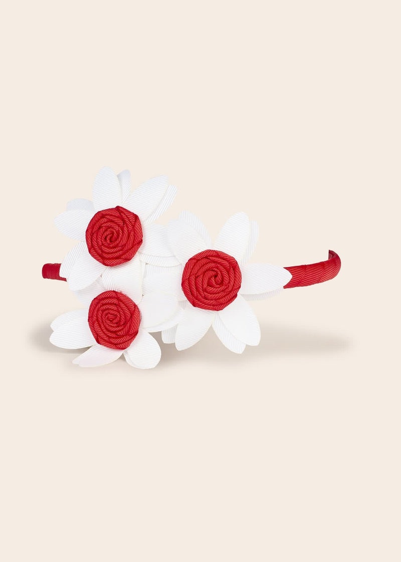 Mayoral Flower Headband Red 10424