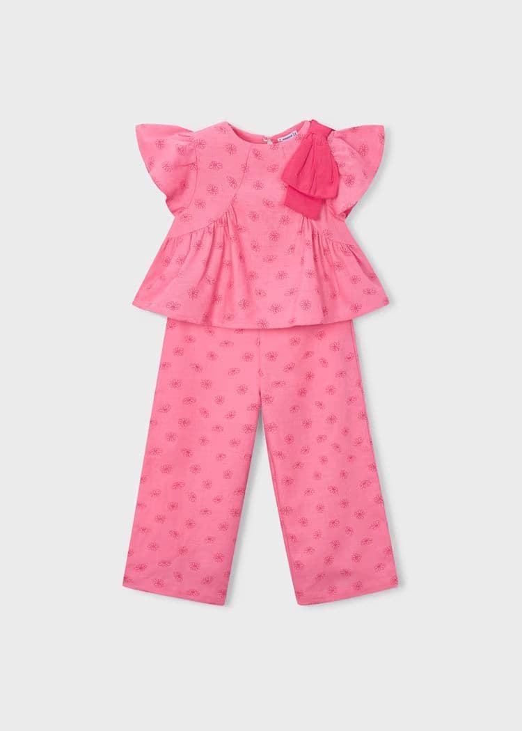 Mayoral Girls 2 Pieces Set | Geranium 3594/SS26