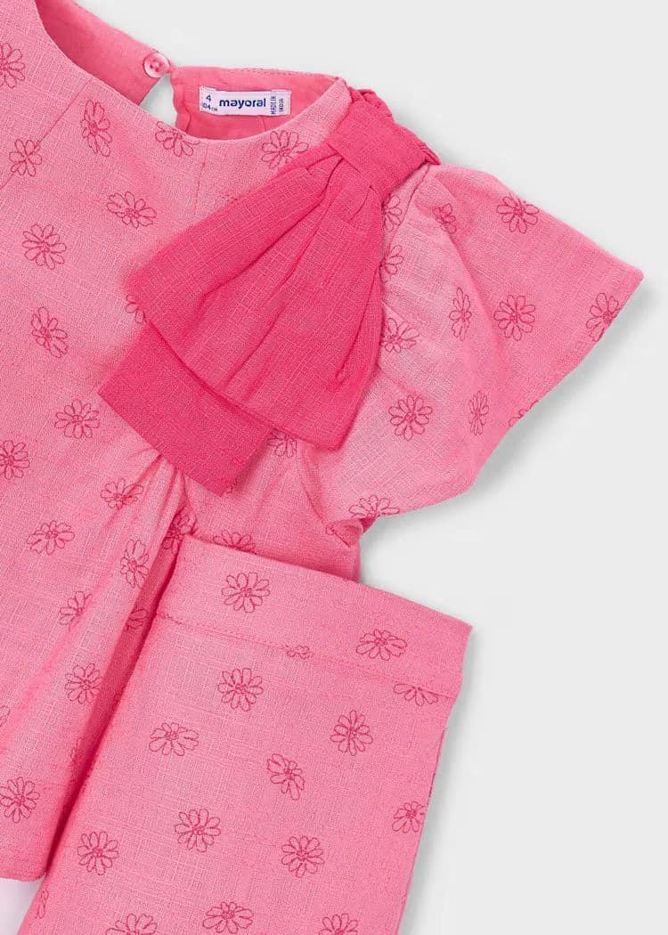 Mayoral Girls 2 Pieces Set | Geranium 3594/SS26