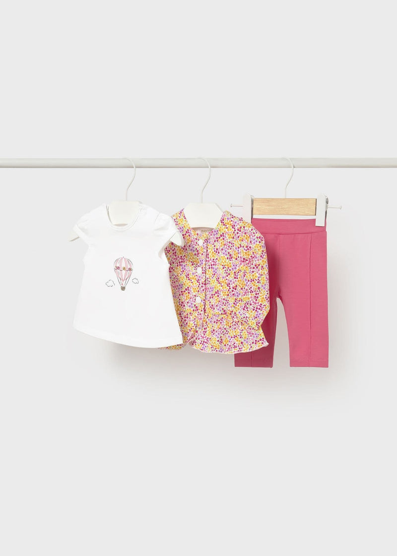 Mayoral Girls 3 Pieces Legging Set  | Poppy 1732/SS26