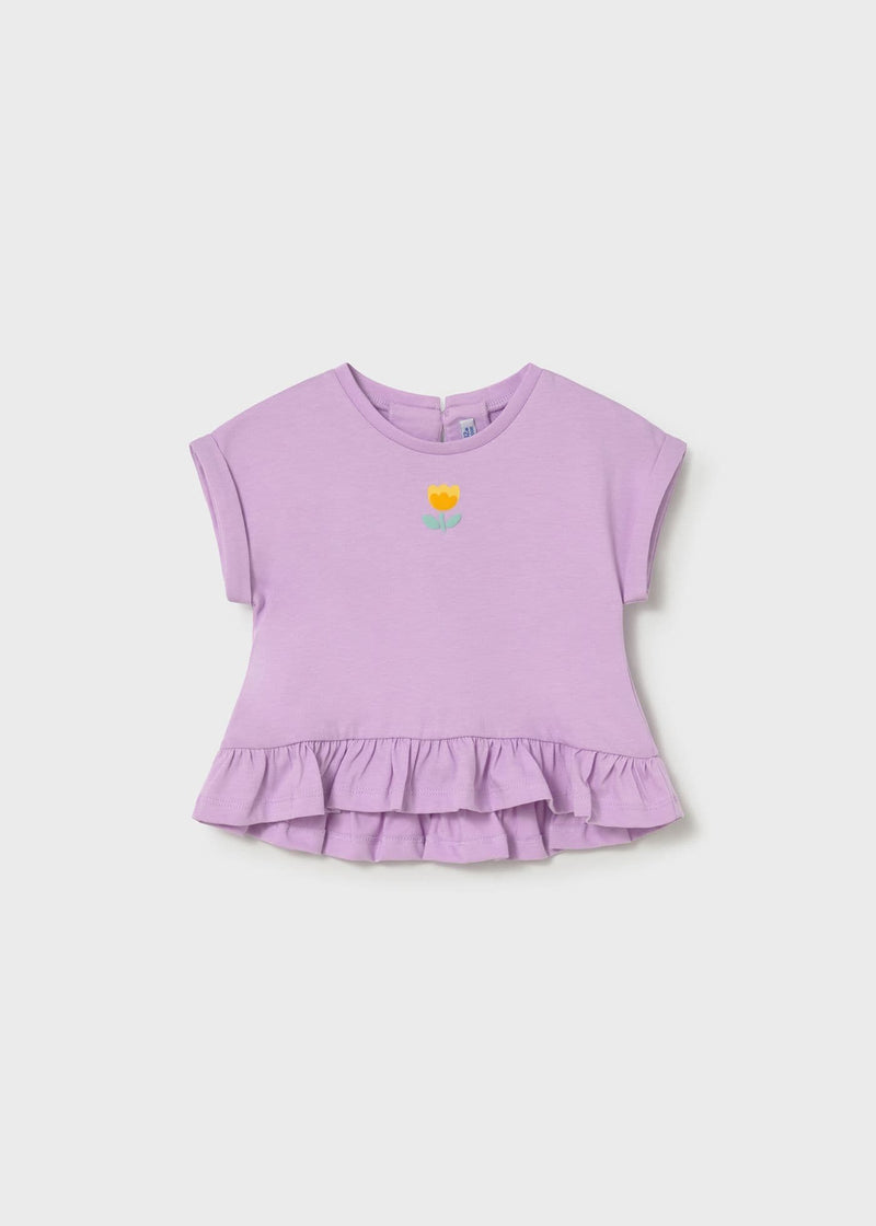 Mayoral  Girls 3 Pieces Shorts Set | Lilac 1206/SS26