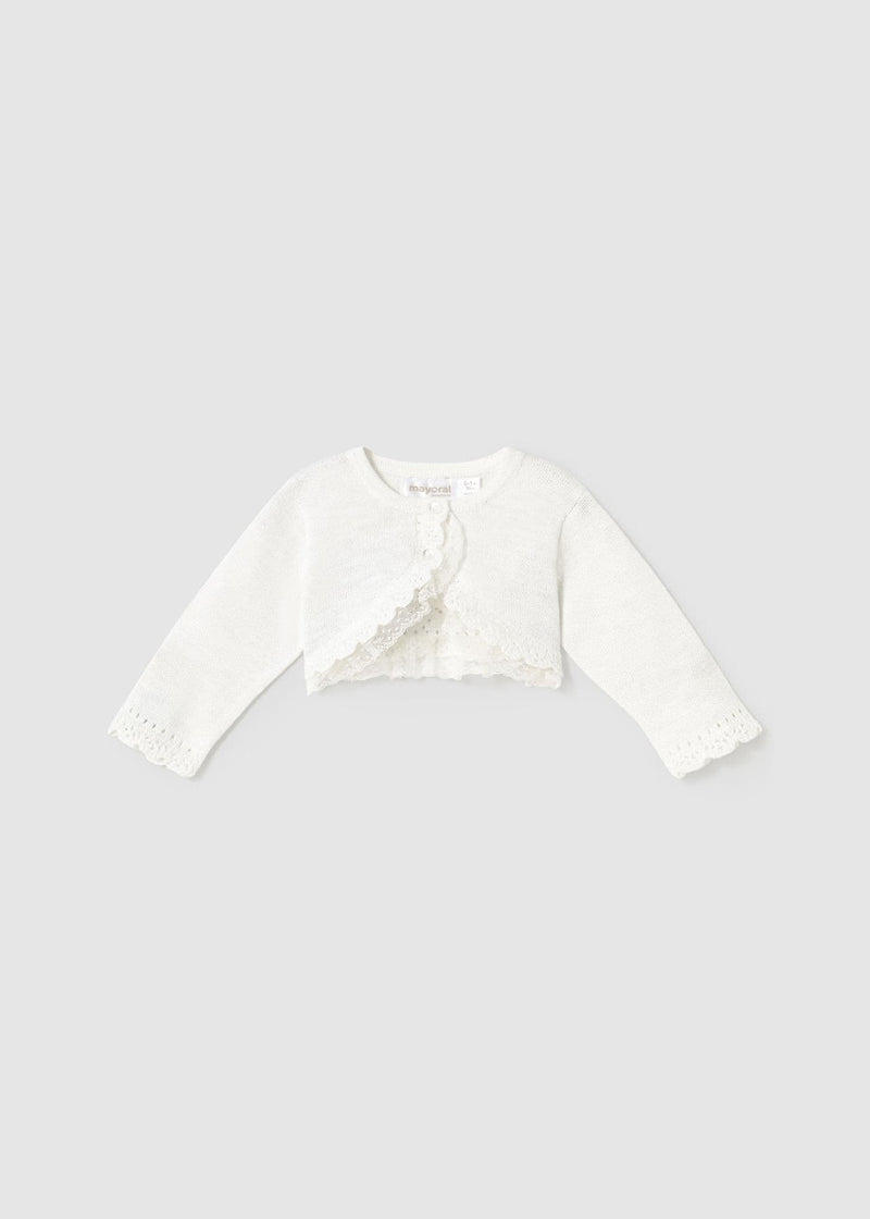 Mayoral Girls Cardigan | Natural 1308 SS