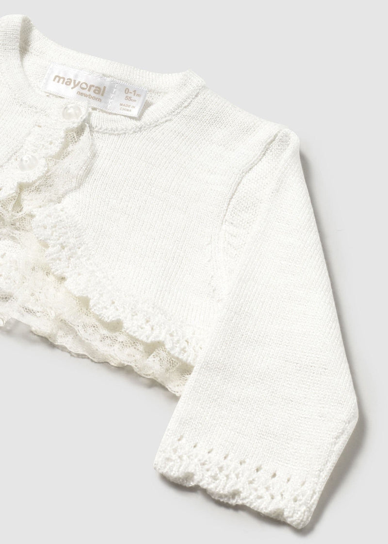 Mayoral Girls Cardigan | Natural 1308 SS