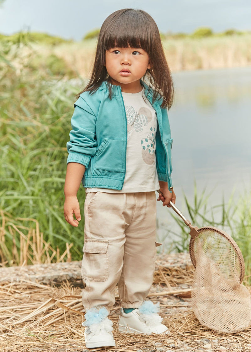 Mayoral Girls Cargo Trousers | Sepia 1571 SS