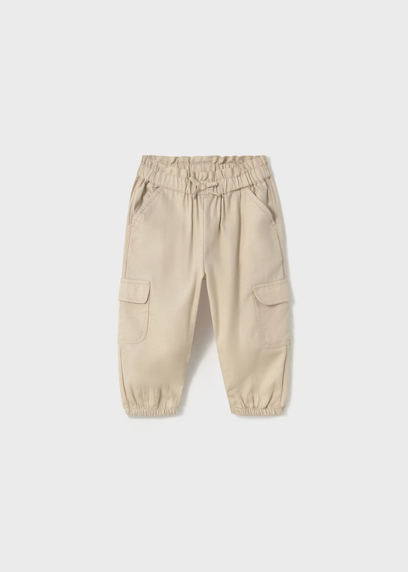 Mayoral Girls Cargo Trousers | Sepia 1571 SS