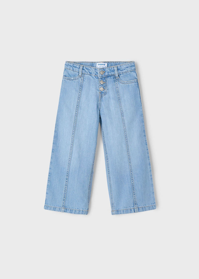 Mayoral Girls Denim Pants | Light Blue 3558 SS