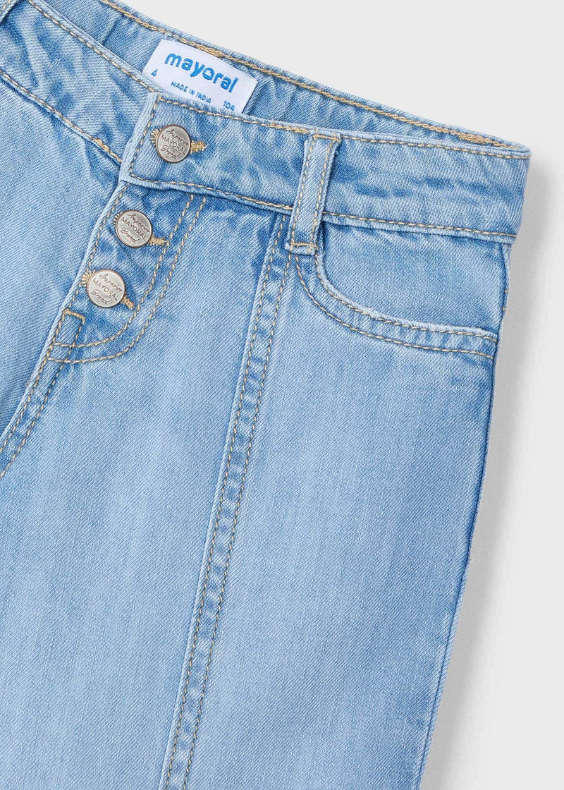 Mayoral Girls Denim Pants | Light Blue 3558 SS