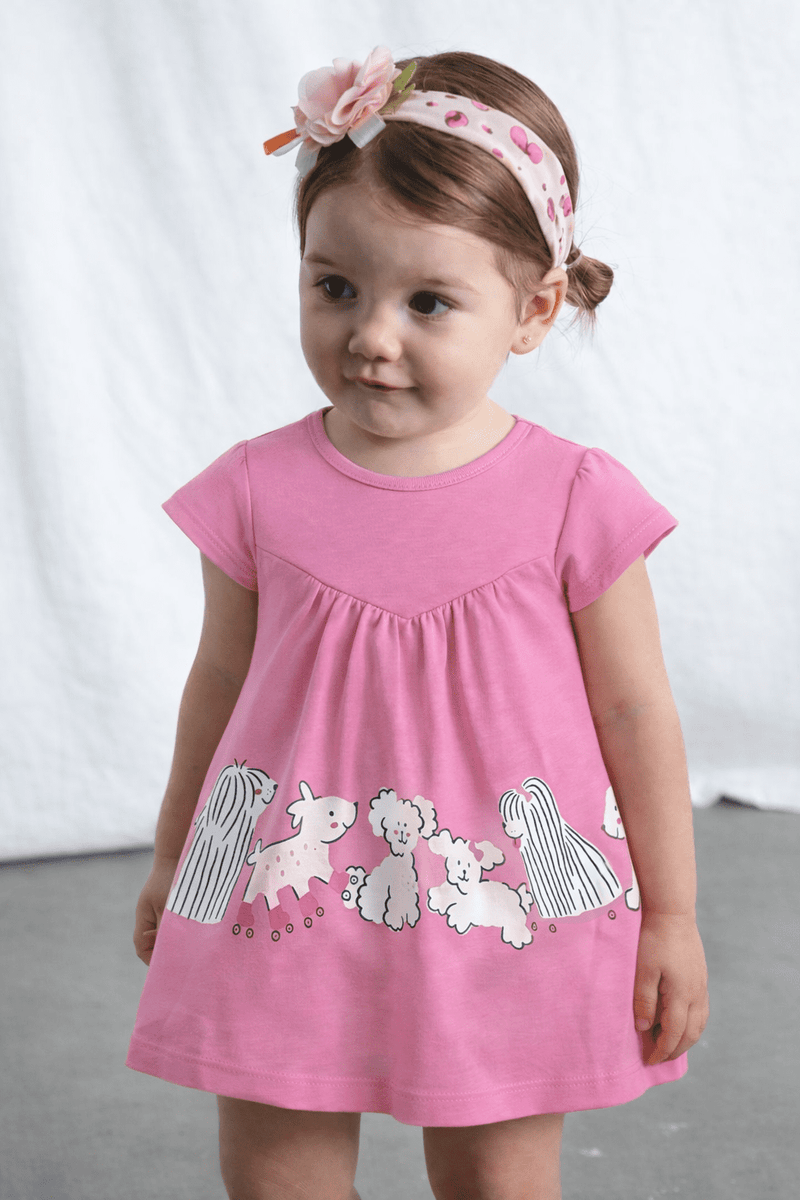 Mayoral Girls Dress |Bubblegum 1817/SS26