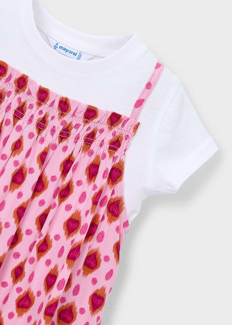 Mayoral Girls Dress | Candy Pink 3933/SS26