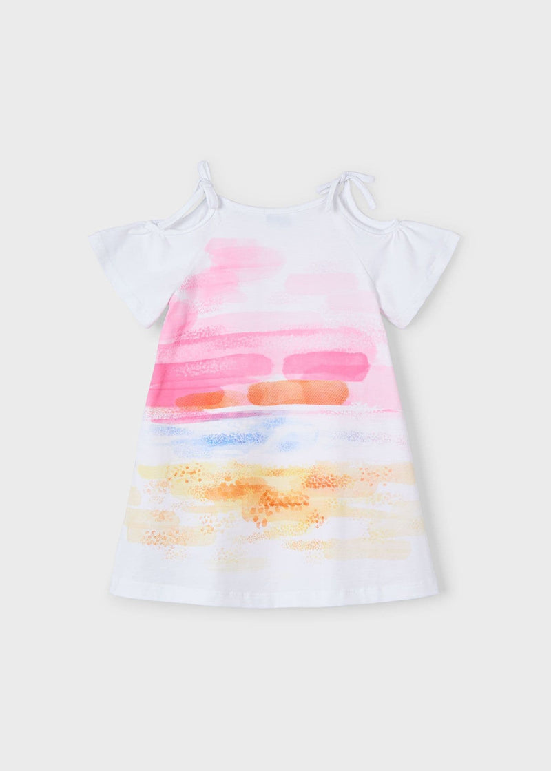 Mayoral Girls Dress | White 3963 SS
