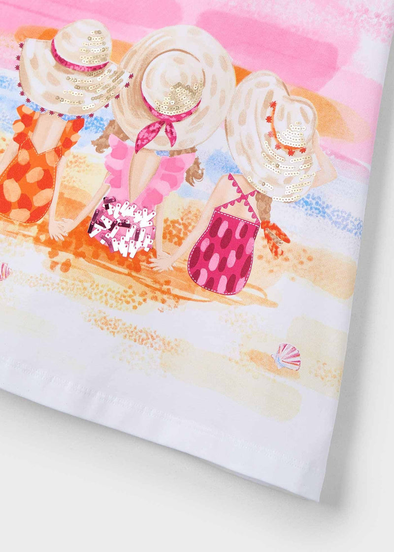 Mayoral Girls Dress | White 3963 SS