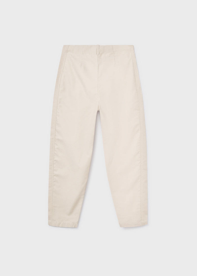 Mayoral  Girls Gabardine Trouser | Sand 6546/SS26
