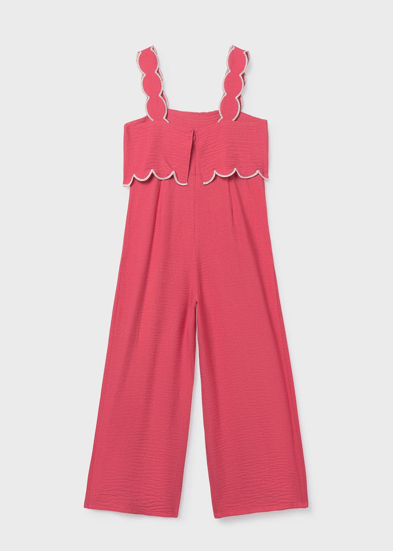 Mayoral Girls Jumpsuit | Coral 6872/SS26