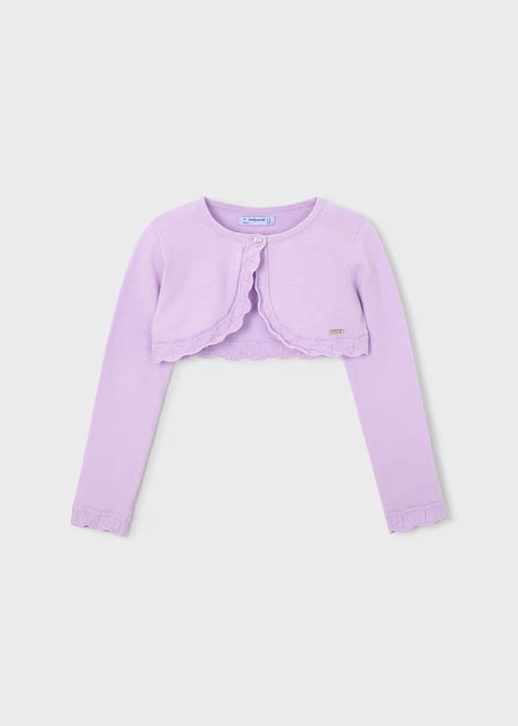 Mayoral Girls Kint Bolero | Mauve 320 /SS26