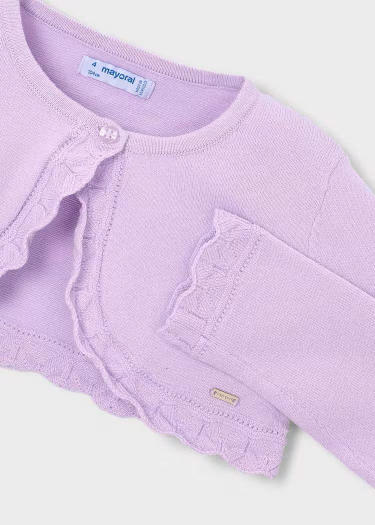 Mayoral Girls Kint Bolero | Mauve 320 /SS26