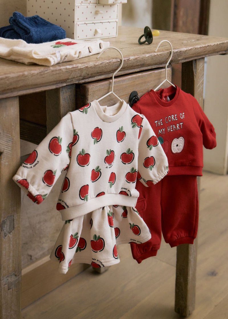 Mayoral  Girls Knit 4 pc Set | Cherry 2630