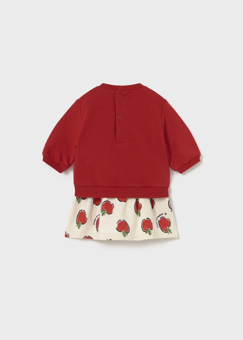 Mayoral  Girls Knit 4 pc Set | Cherry 2630