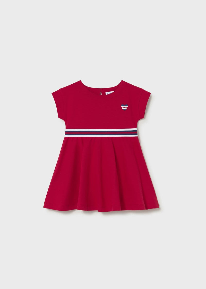 Mayoral Girls Knit Dress | Red 1918/SS26
