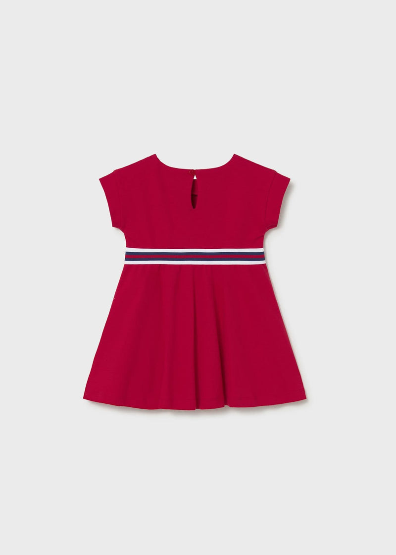 Mayoral Girls Knit Dress | Red 1918/SS26