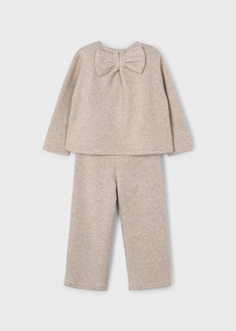 Mayoral Girls Knit Pants Set | Toffee 4584 AW