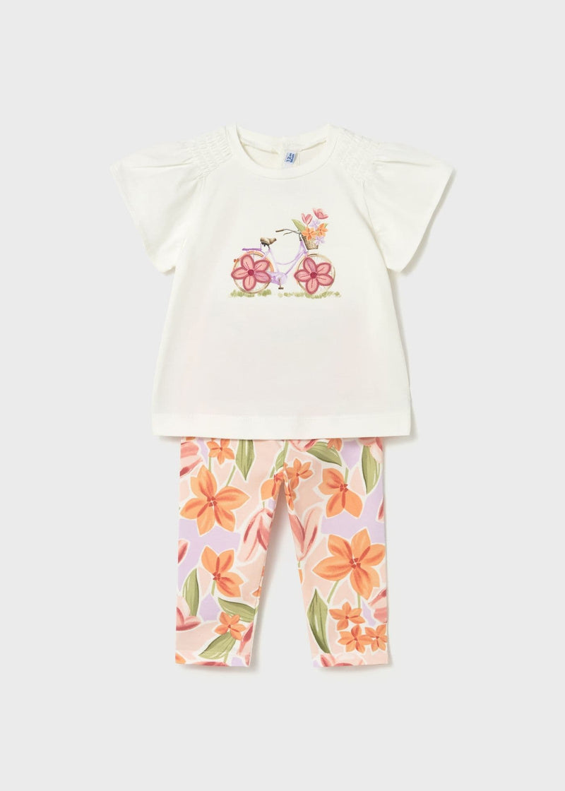Mayoral Girls Leggings Set | Blossom 1747/SS26