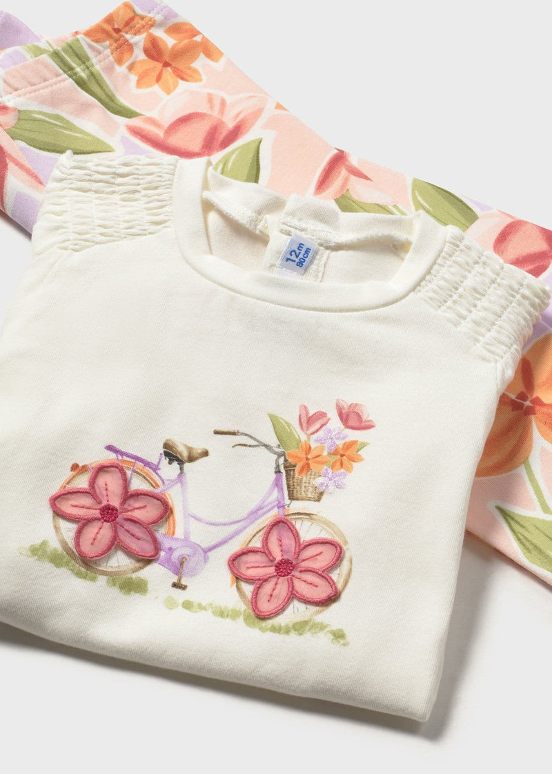 Mayoral Girls Leggings Set | Blossom 1747/SS26