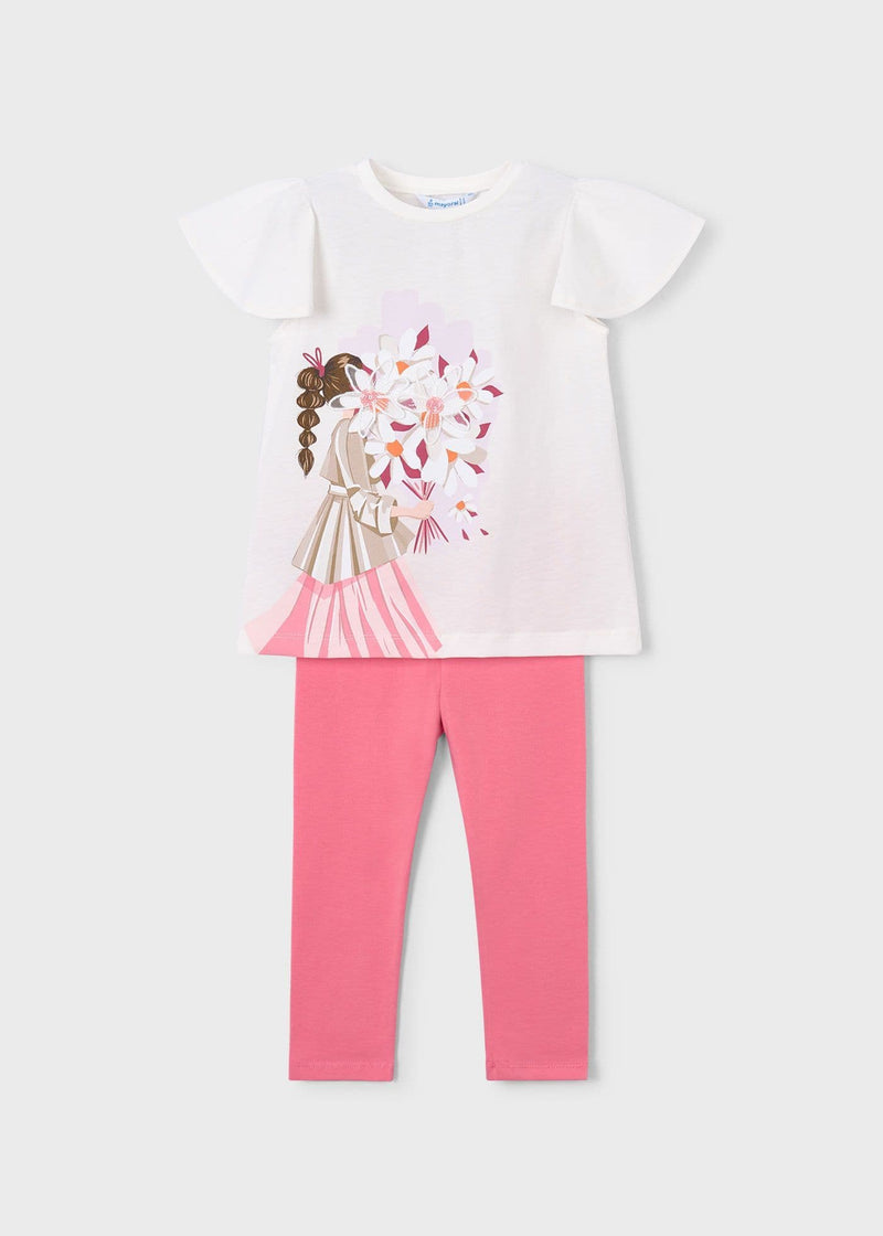 Mayoral  Girls Leggings Set | Camellia 3724/SS26