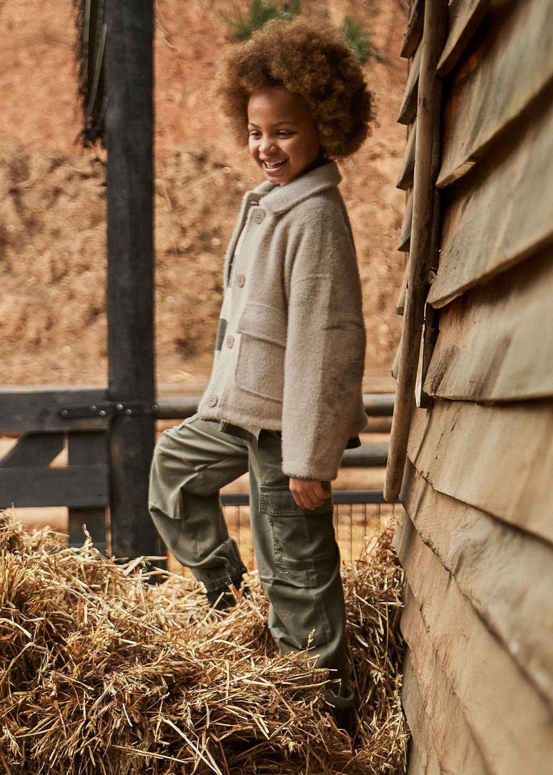 Mayoral Girls Parachute Pants | Green 7575 AW