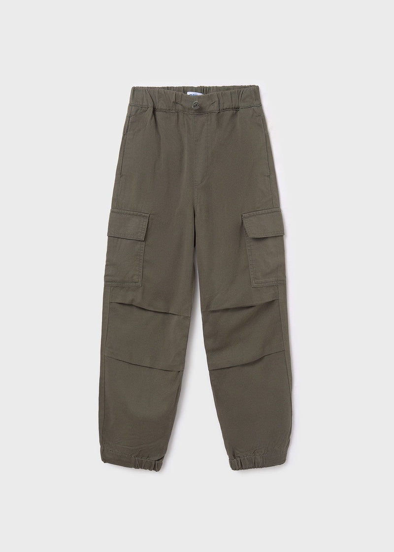 Mayoral Girls Parachute Pants | Green 7575 AW