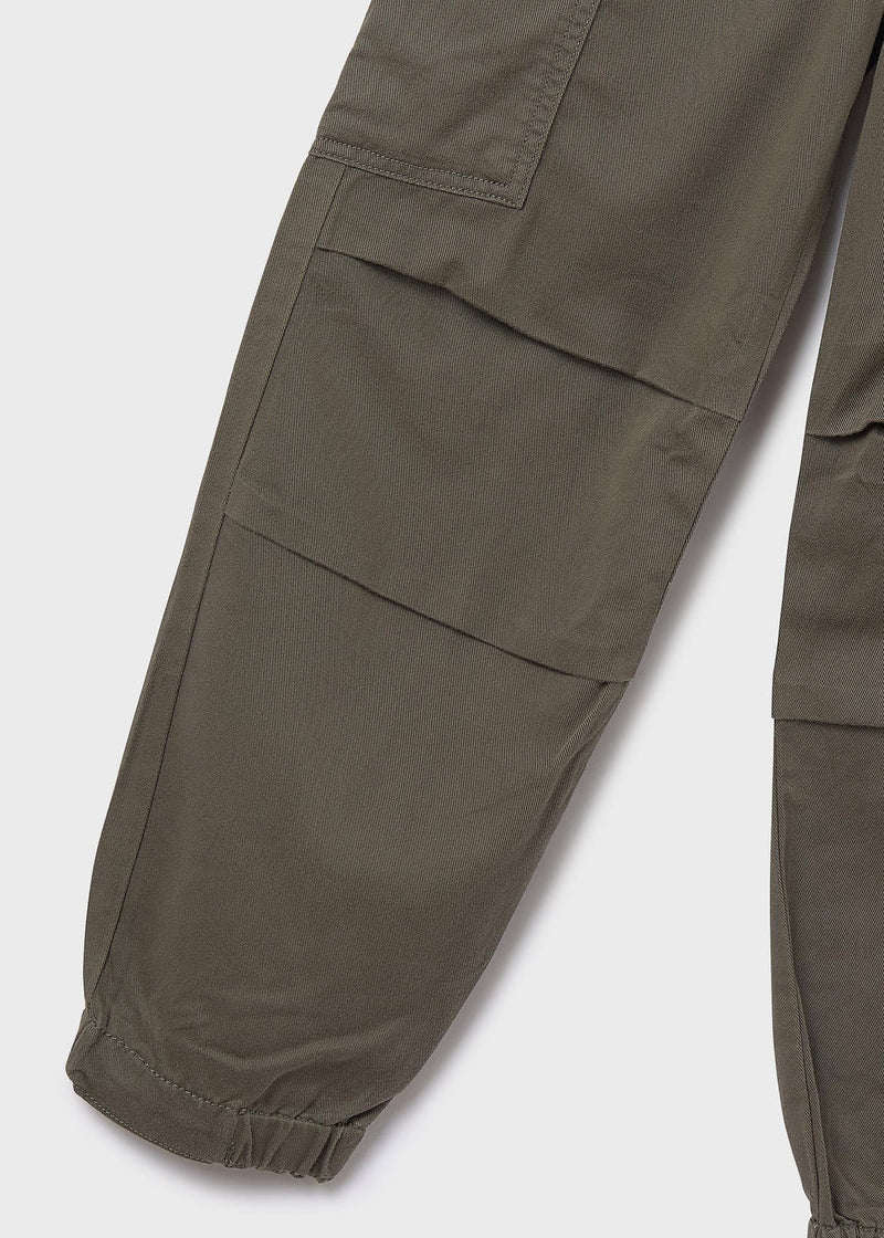 Mayoral Girls Parachute Pants | Green 7575 AW