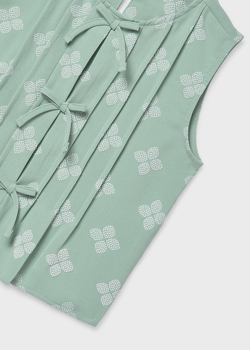 Mayoral Girls Print Top | Sage 6023 /SS26