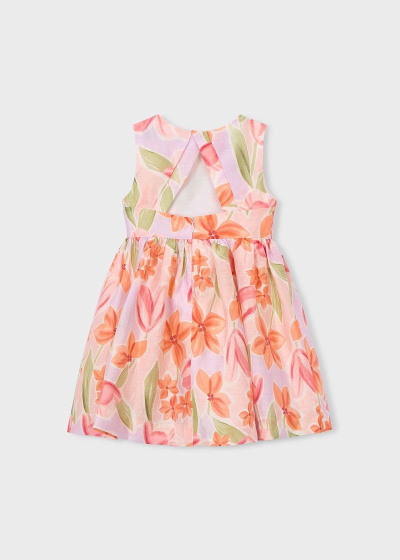 Mayoral Girls Printed Dress| Blossom 3913/SS26