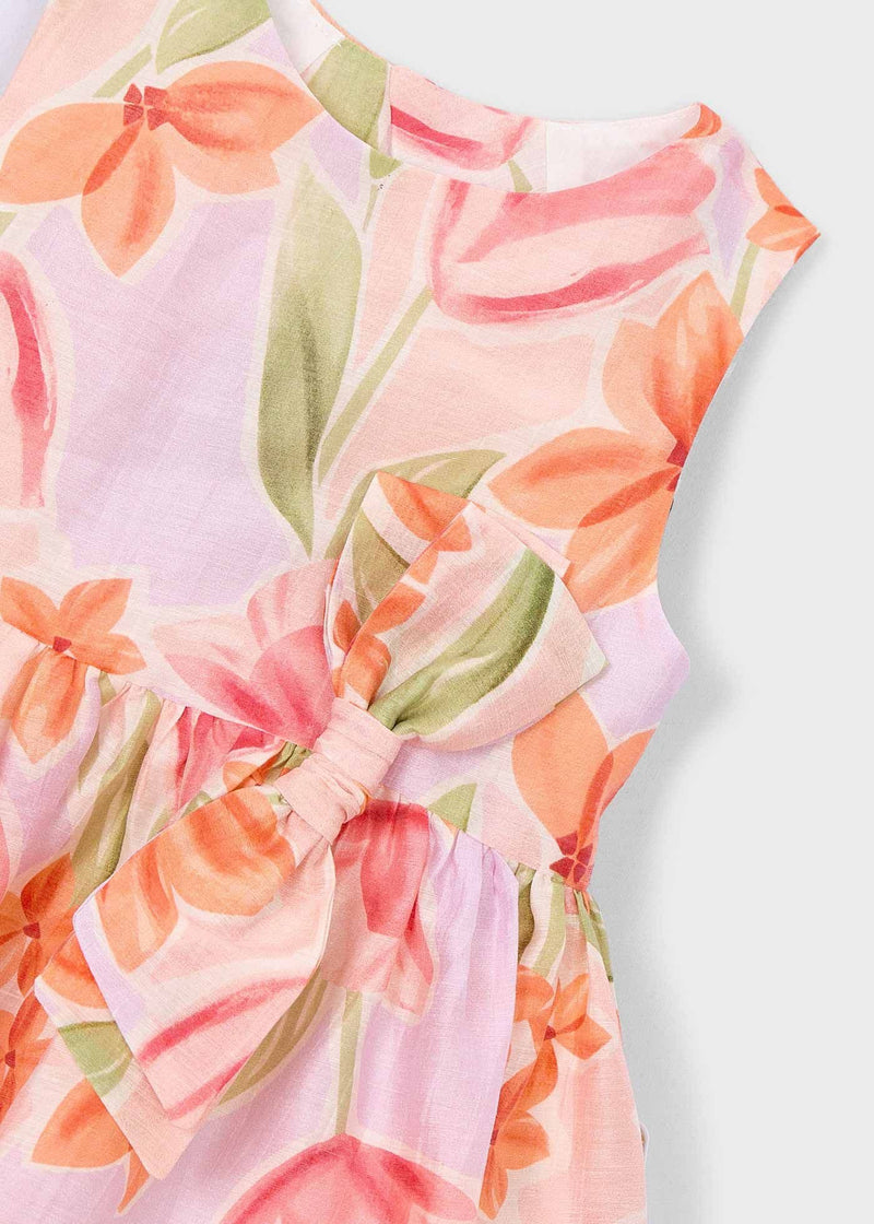 Mayoral Girls Printed Dress| Blossom 3913/SS26