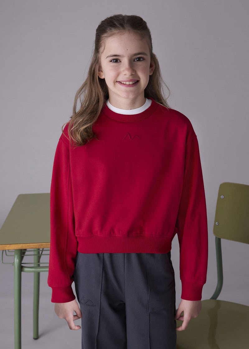 Mayoral Girls Pullover | Red 7422 AW