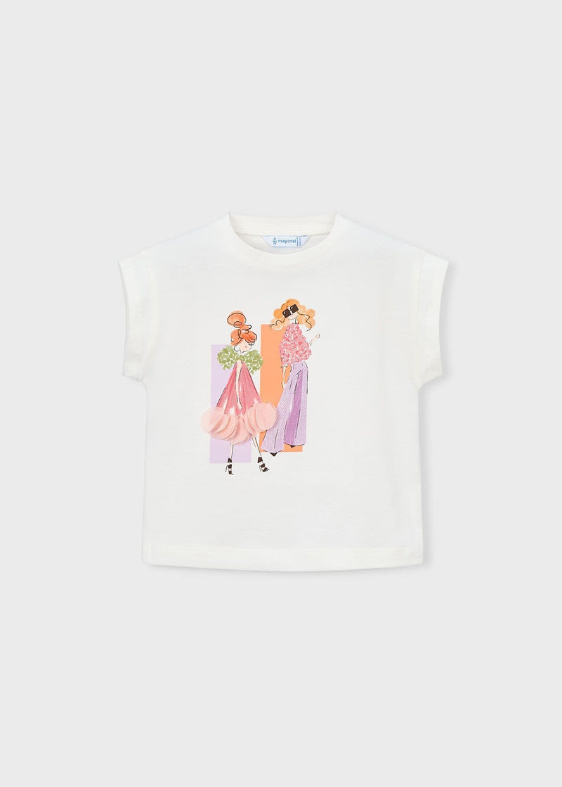 Mayoral Girls S/S Shirt | Blossom 3005/SS26