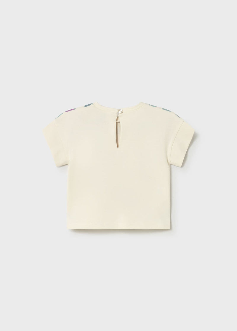 Mayoral  Girls SS T-Shirt| Bone 1085/SS26