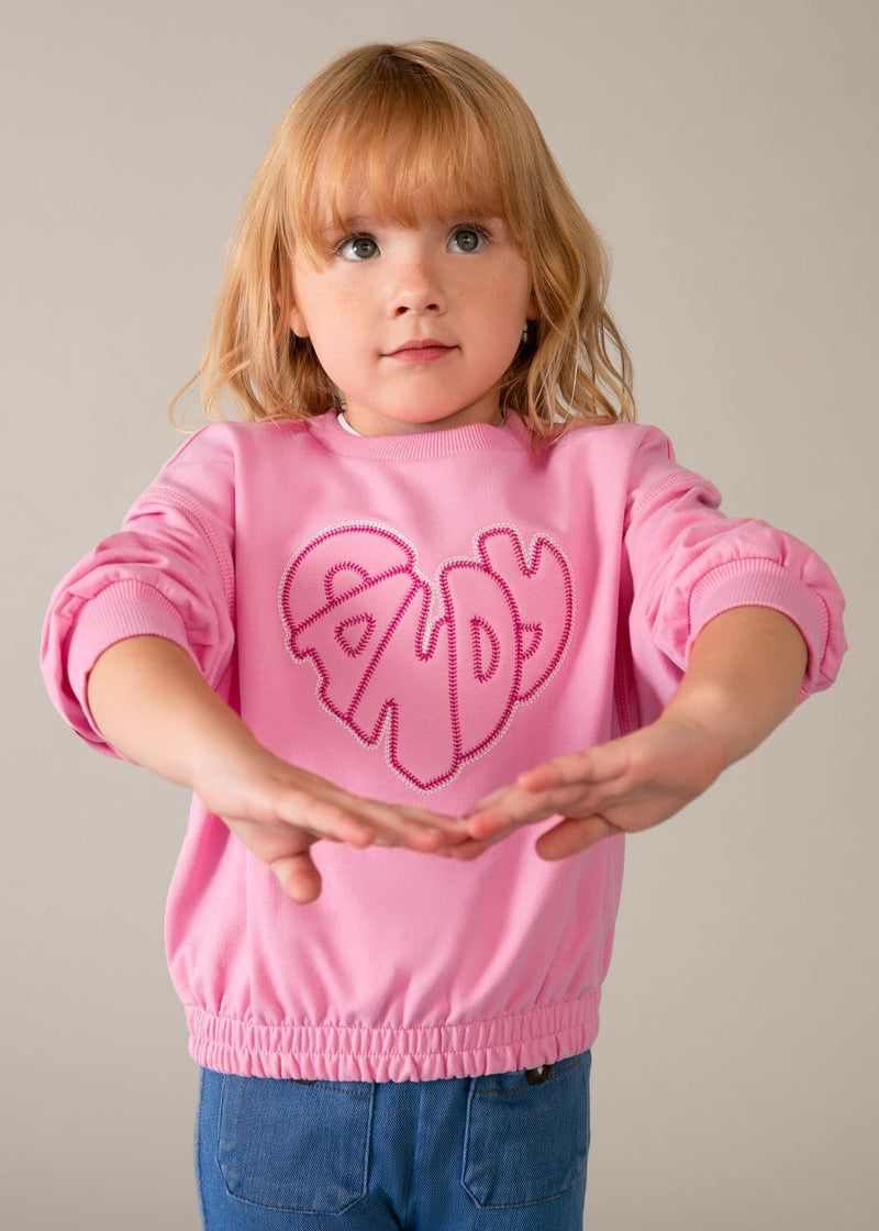 Mayoral Girls Sweat Shirt | Candy Pink 3449/SS26