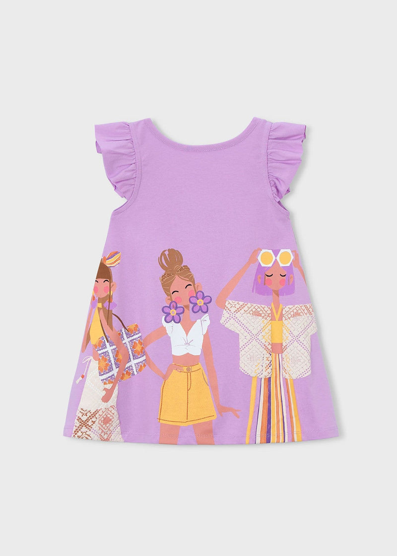 Mayoral Girls T-Shirt Dress | Lilac 3934/SS26