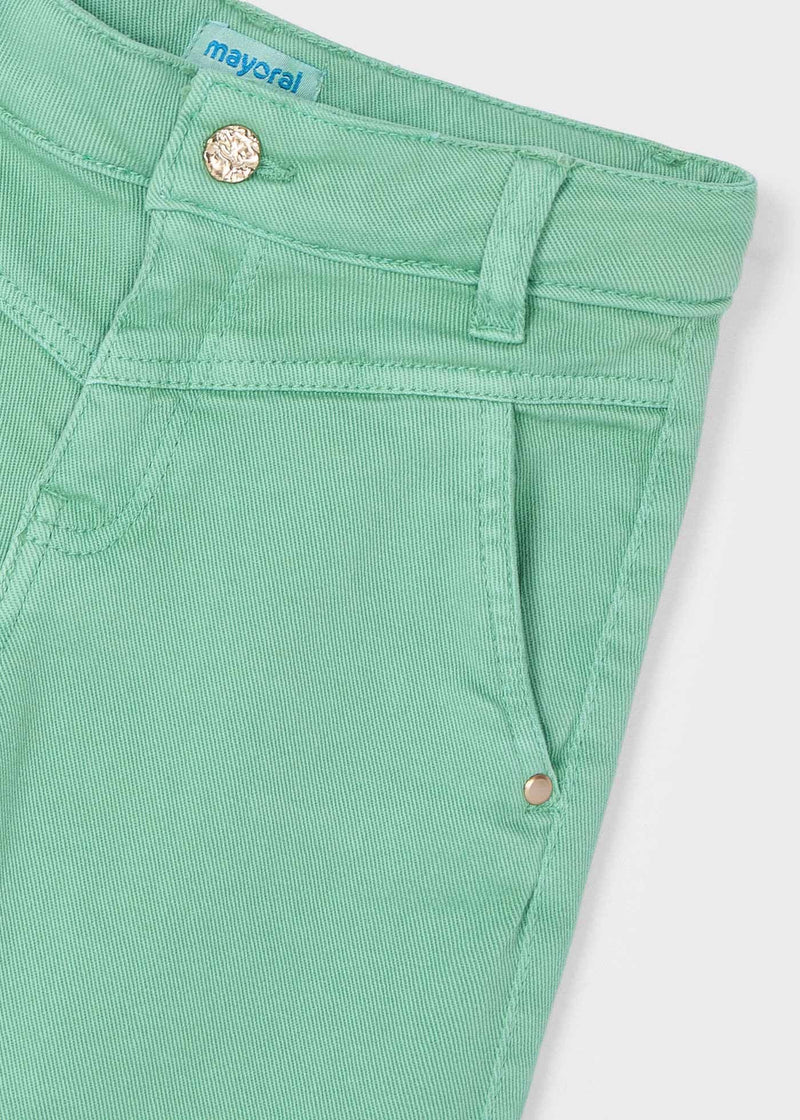 Mayoral Girls Twill Trousers | Mint 3555 SS