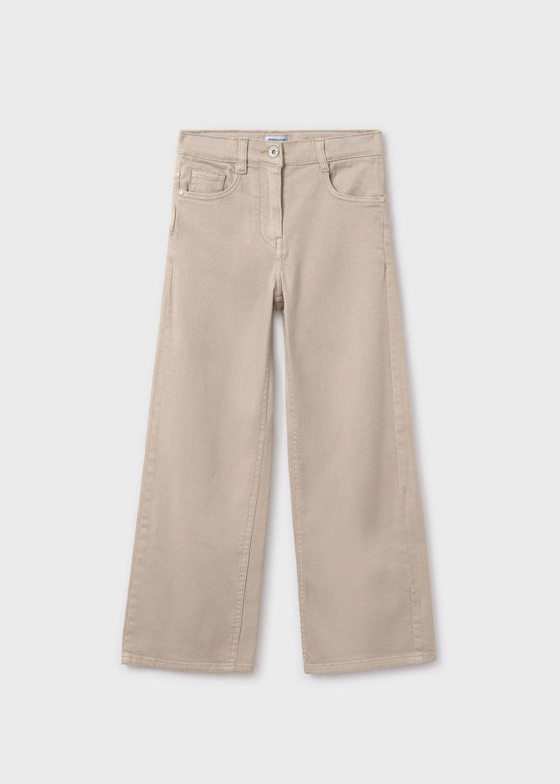 Mayoral Girls Twill Trousers | Sand 6537 SS