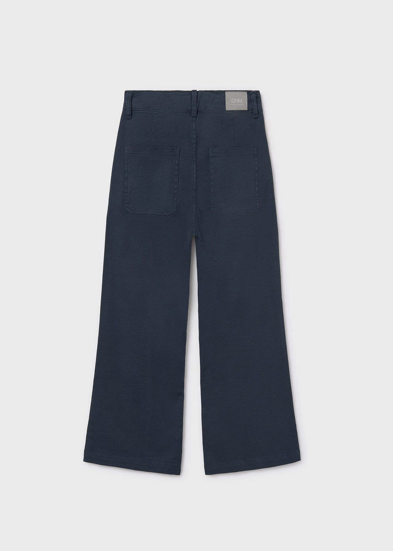 Mayoral Girls  Wide Leg  Twill Pant | Petroleum 7580  AW