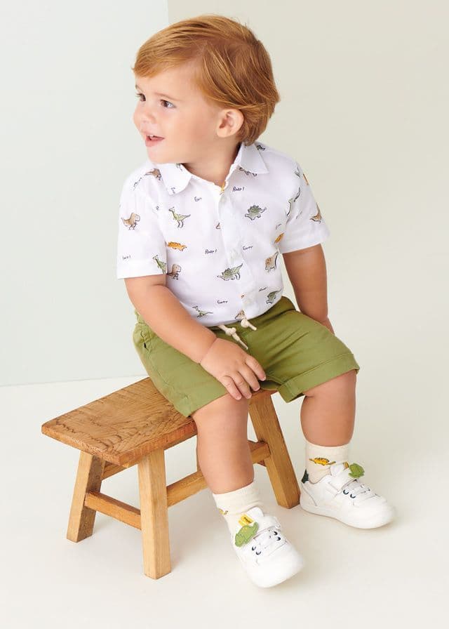 Mayoral Linen Shorts Jungle 1288